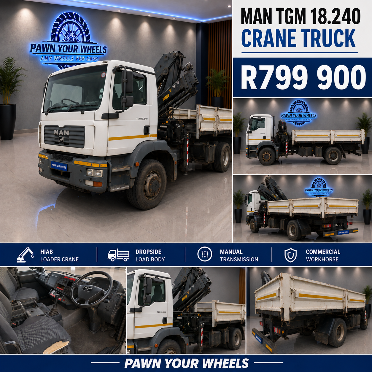 MAN TGM 18.240 truck for sale